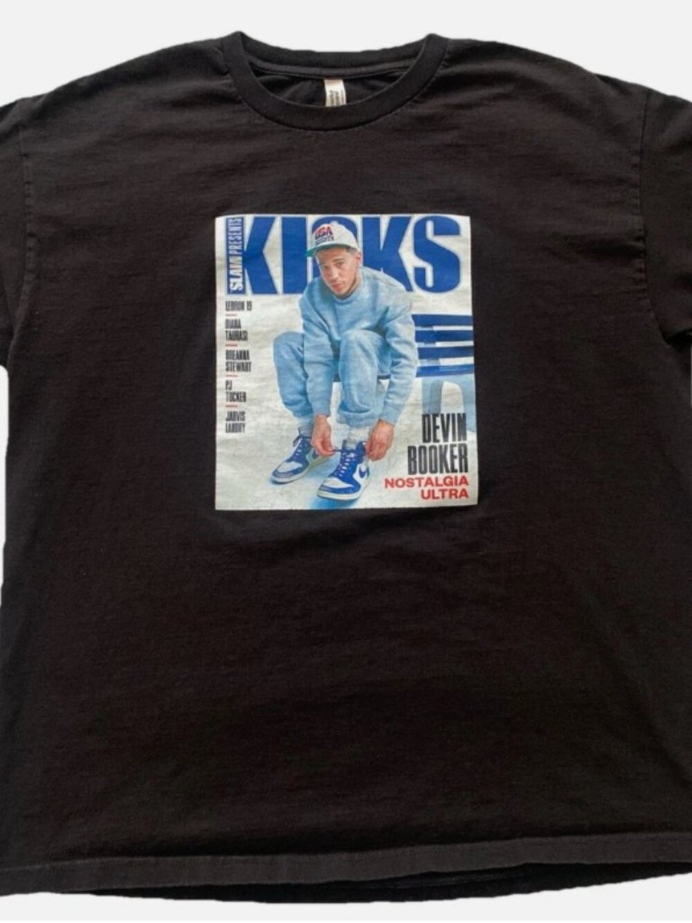 Devin Booker Kicks Magazine Cover American Apparel T-Shirt